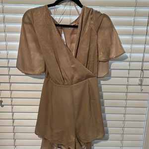 Day & Moon Tan Romper